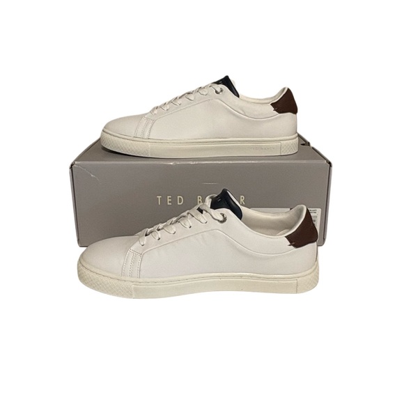 Ted Baker Other - Ted Baker Men's Off-White and Brown Sneakers
